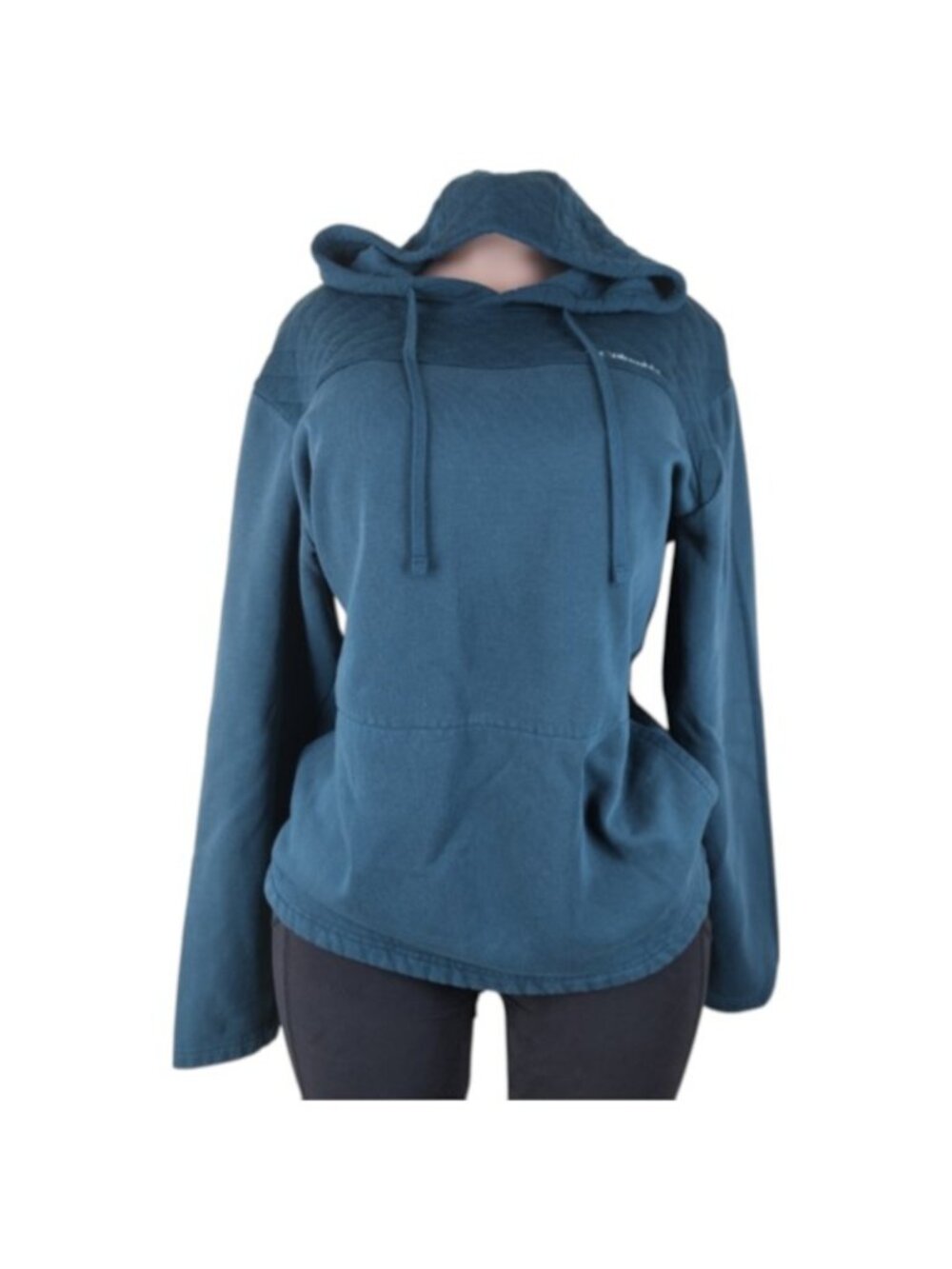 Columbia Women's Navy Hart Mountain Quilted Pullover Hoodie Size L